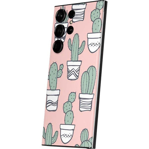 Pink Cactus Galaxy Skins